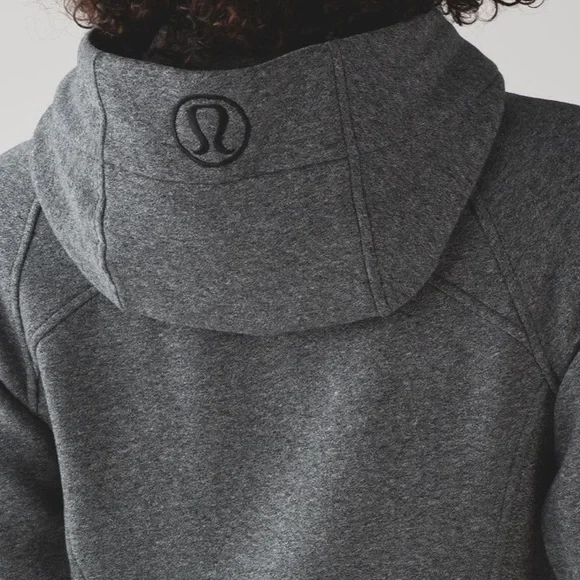 Lululemon Scuba Hoodie *Light Cotton Fleece
Heathered Speckled Black size 8 - Picture 6 of 11